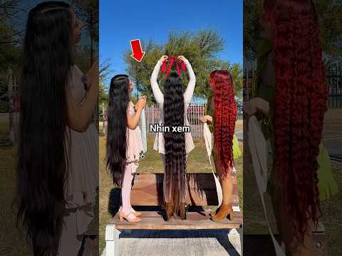 Những cô gái nghĩ ra cách thông minh để không phải cắt tóc 😳 thumbnail