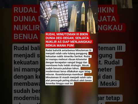 RUDAL MINUTEMAN III BIKIN DUNIA DEG-DEGAN, SENJATA NUKLIR AS SIAP MENJANGKAU BENUA MANA PUN! thumbnail