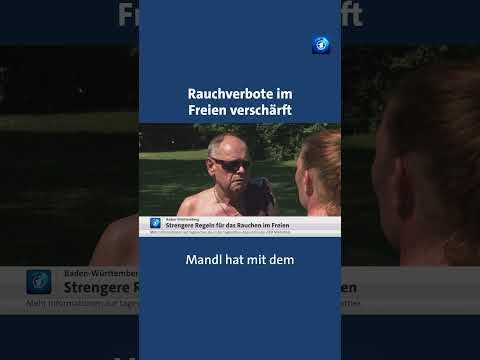 In Baden-Württemberg darf in Freibädern und an Bushaltestellen nicht mehr geraucht werden #shorts thumbnail