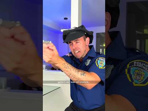 Gamer's can't even aim anymore... #comedyshorts #skit #comedy thumbnail