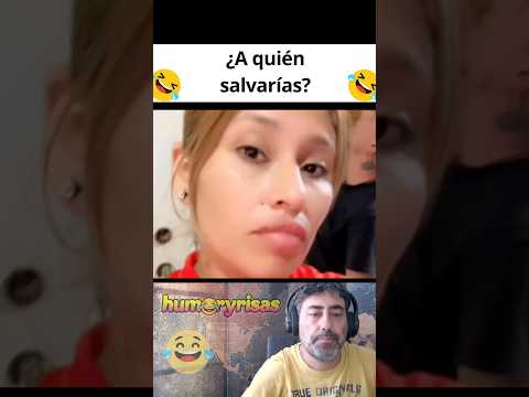 A QUIÉN salvarías? Videos de risa, momentos divertidos 2026, Shorts de risa, Si te ríes pierdes thumbnail