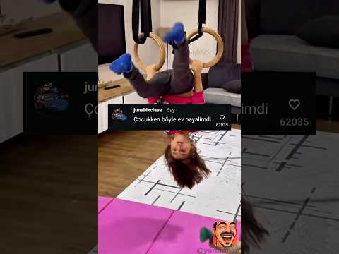 Küçük kızlar salonda KOMANDO eğitimi alıyor! 😬😂 thumbnail