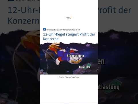 Die 12-Uhr-Regel steigert den Profit der Konzerne | heute-show #shorts thumbnail