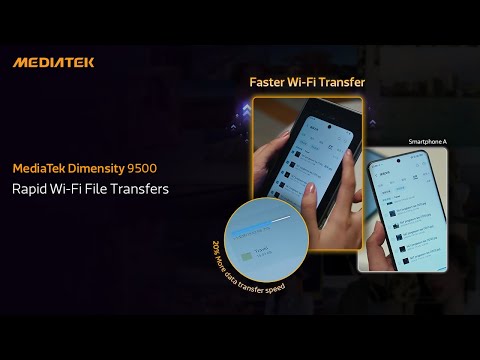 MediaTek Dimensity 9500 - Rapid Wi-Fi File Transfers thumbnail