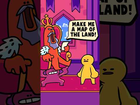 How They Used to Make Maps #shorts #animation #animated #gingerpale thumbnail