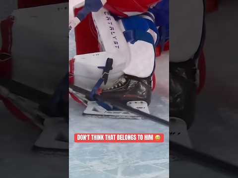 Jakub Dobeš Struggles To Get A Stick Out Of His Pad 😳 thumbnail
