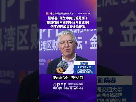 金融峰會｜劉曉春：雖然中美元首見面了，美國打壓中國的手段只會更多！但不必過於擔憂金融制裁，“自己嚇唬自己” #鳳凰衛視 #鳳凰灣區財經論壇金融峰會 #鳳凰行天下 #PhoenixGoGlocal thumbnail
