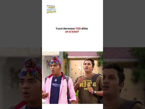 Tussi darwaza tod ditta eh ki kita ! #tmkoc #funny #comedy #taarakmehta #jethalal #daya thumbnail