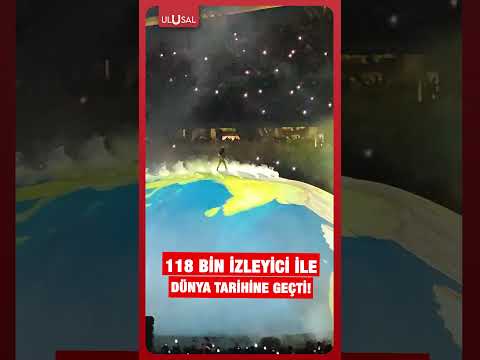 İstanbul'daki Kanye West konserinde rekor kırıldı! #shorts thumbnail
