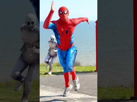 A zombie is chasing Spider-Man? #spiderman thumbnail