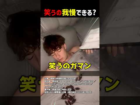 笑うの我慢できる？part1 #shorts thumbnail