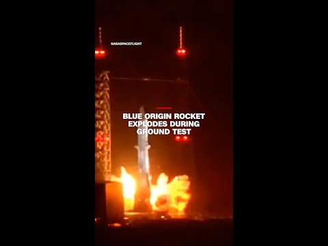 Blue Origin rocket explodes during ground test thumbnail