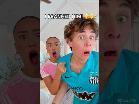 WAIT FOR IT! 🤣 HE WAS SO CONFUSED 😭 #funny #shorts #prank thumbnail
