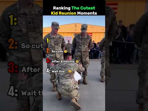Ranking The Cutest Kid Reunion Moments #soldier thumbnail