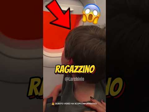 NON PRENDERÀ MAI PIÙ L'AEREO... 😱 #curiosità #informative thumbnail