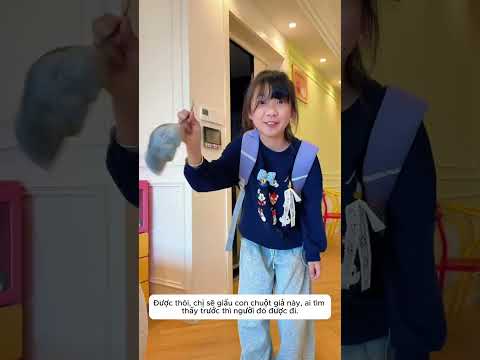 nhờ mèo trông nhà đi bắt chuột ở trường học của con gái thumbnail