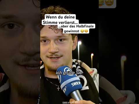 Stimme verloren, Europa-League-Halbfinale gewonnen - guter Deal? ?? thumbnail