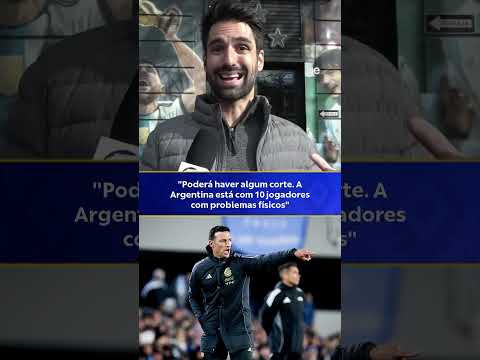 ARGENTINA TEM 10 JOGADORES COM PROBLEMAS FÍSICOS | #shorts | ge.globo thumbnail