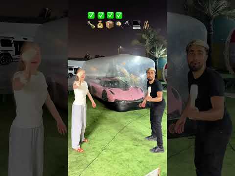 هل الفقاعة تحمي السيارة؟ اختبرنا! 🫧 #تجربة #سيارة thumbnail