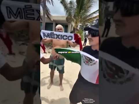 Mexicanos organizan carnita asada frente a casa de extranjera que los corrió de su playa #shorts thumbnail