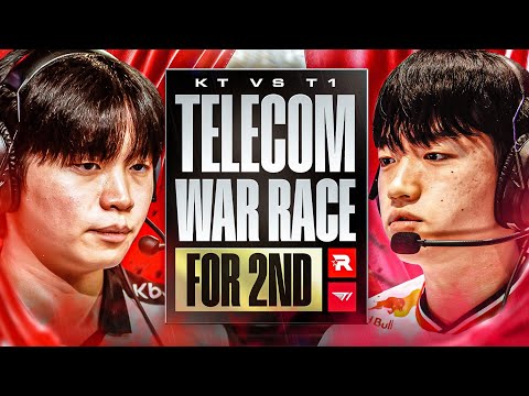 TELECOM WAR RACE FOR 2ND - T1 VS KT - LCK SPRING 2026 thumbnail