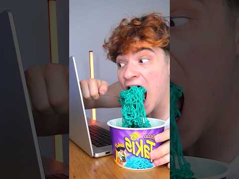 Spicy Snack vs Movie Intro 🌶️ (Ramen ASMR) thumbnail