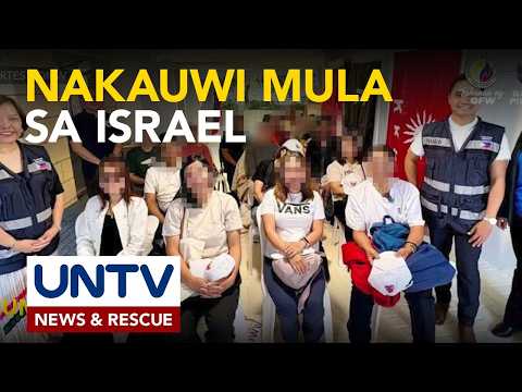 15 OFW mula sa Israel, ligtas na nakauwi thumbnail