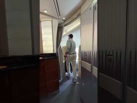 Boarding Emirates A380 First Class😱 thumbnail