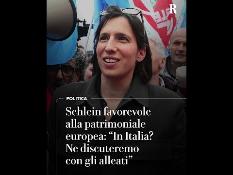 Schlein favorevole alla patrimoniale europea: “In Italia? Ne discuteremo con gli alleati” thumbnail