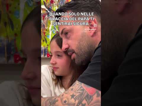 FIGLIACHIARA riesce a sentirsi sicura solo nelle braccia del suo papà papaantonio 💙 thumbnail