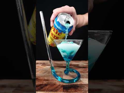 Sour Blue Raspberry Drink #asmr thumbnail