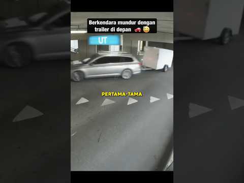 Berkendara mundur dengan trailer di depan??#trailer #mobil #fakta thumbnail