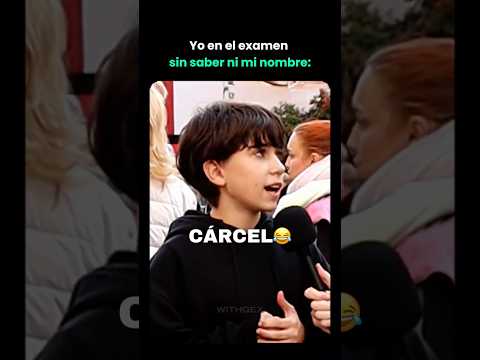 Yo en el examen sin saber mi nombre ? #humor #españa thumbnail