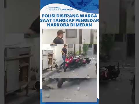 Detik detik Tim Polda Sumut Dilempari Warga saat Berusaha Tangkap Pengedar Narkoba di Medan thumbnail