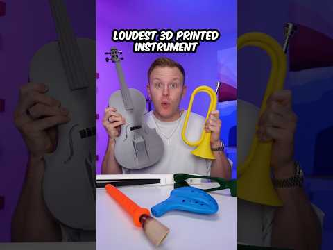Loudest 3D Printed Instrument?? thumbnail