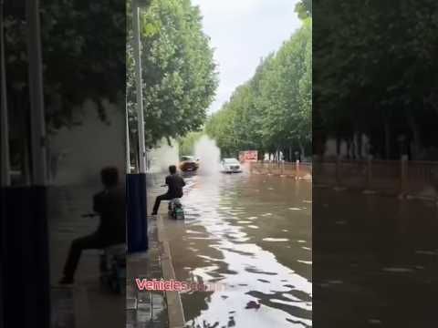 A flooded road ,a cleared storn drain...rekindling faithin human kindness #short,#kindness,#help thumbnail