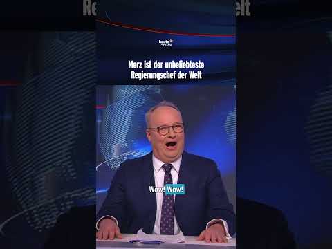 Merz ist der unbeliebteste Regierungschef der Welt | heute-show #shorts thumbnail