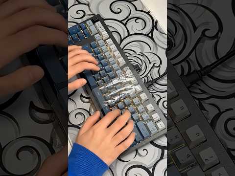 I finally fixed my keyboard! ??️ #diy #keyboard #funny #shorts #lifehacks #fail thumbnail