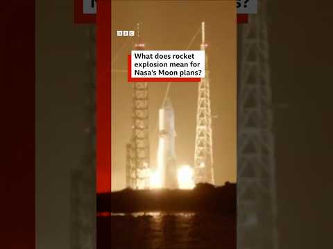 What does rocket explosion mean for Nasa’s Moon plans? #BBCNews thumbnail