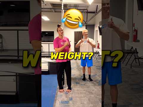 CAN I PULL UP WITH HIS WEIGHT? 😂 thumbnail