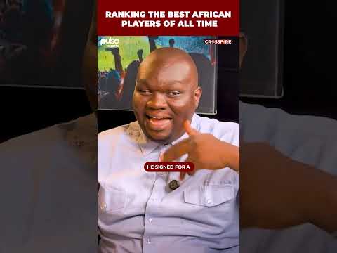 RANKING AFRICA'S BEST PLAYERS #ETOO #OSIMHEN #okocha #mikelobi #fypシ゚  #SHORTS #footballshorts thumbnail