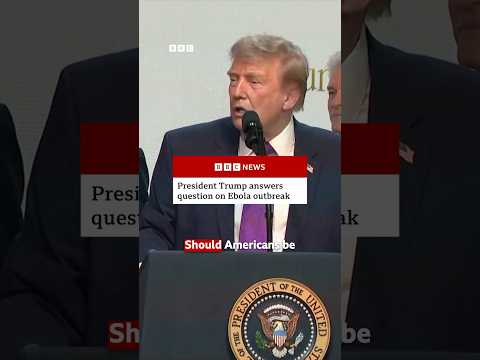 “I’m concerned about everything,” US President Donald Trump said on Ebola outbreak. #Ebola #BBCNews thumbnail