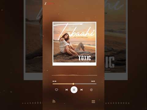 Warning: This track hits hard ⚡ #Tabaahi — Listen Now ? #shorts thumbnail