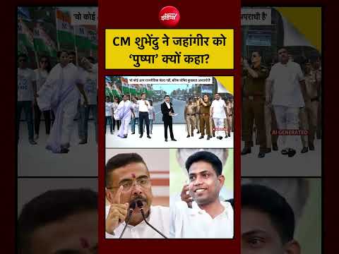Syed Suhail | Viral Remark | CM Shubhendu ने Jahangir को ‘Pushpa’ क्यों कहा? #shorts thumbnail