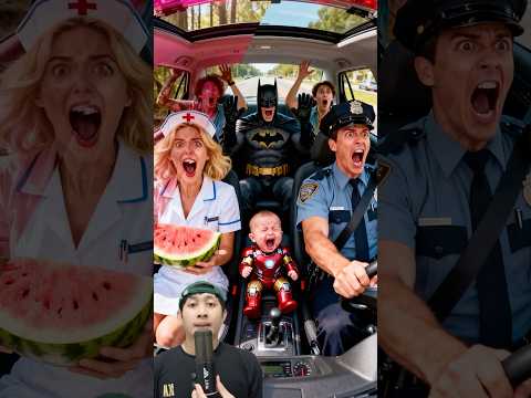 ADIK KAGET LIHAT BATMAN MASUK DALAM MOBILNYA‼️🤯😱@MinionsJ #remix #dubbing #trending thumbnail