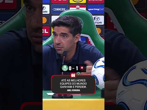 ABEL FERREIRA APÓS DERROTA DO PALMEIRAS: 'ATÉ AS MELHORES EQUIPES DO MUNDO GANHAM E PERDEM' #shorts thumbnail