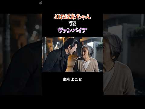 AIおばあちゃん vsヴァンパイア 【#58】 #ai #aivideo #aishorts #shorts   #おばあちゃん #ヴァンパイア thumbnail