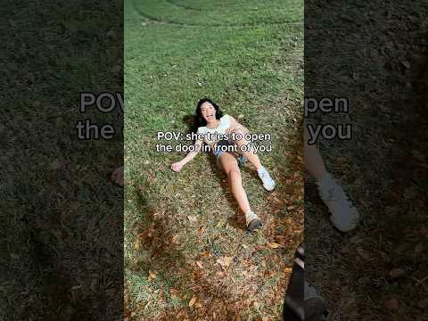 He didn’t have to push me down tho #her #relationship #funny #car  #relatable #shorts thumbnail