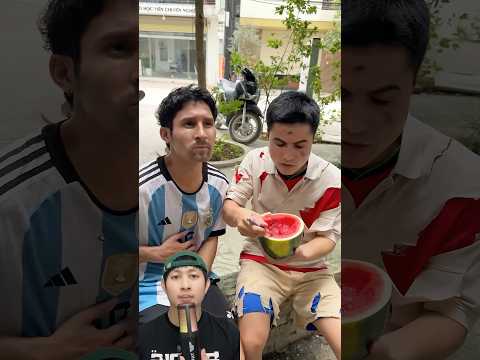 RONALDO DAN MESSI DIPRANK PRIA JAHAT PAKE SEMANGKA‼️🤯😱@RovsSi #remix #dubbing #trending thumbnail