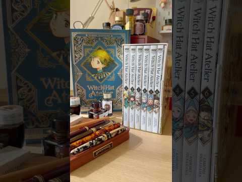 Unboxing the  1-6 Witch Hat Atelier box with an exclusive art card set.#manga #witchhatatelier thumbnail
